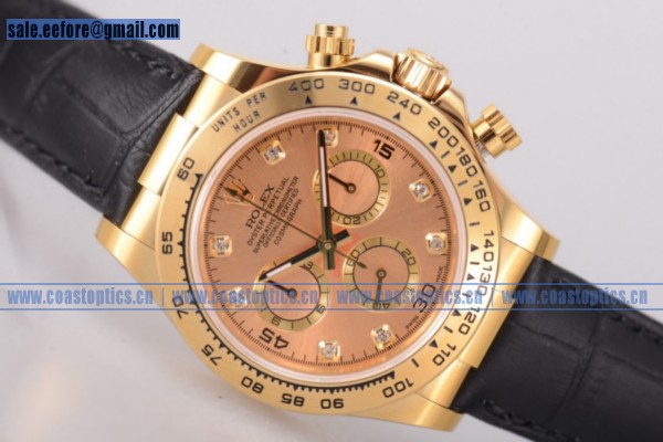 Rolex Perfect Replica Cosmograph Daytona Watch Yellow Gold 116518 yrgd (EF)
