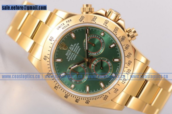1:1 Rolex Cosmograph Daytona Watch Yellow Gold 116508 1:1 Replica (EF)