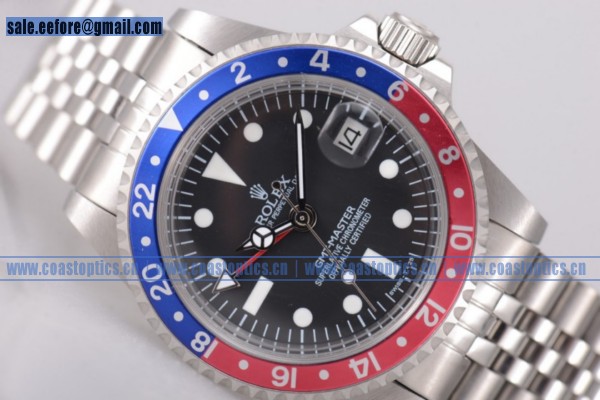 Rolex GMT-Master Vintage Watch Steel 116730LN05 Blue/Red Bezel Replica