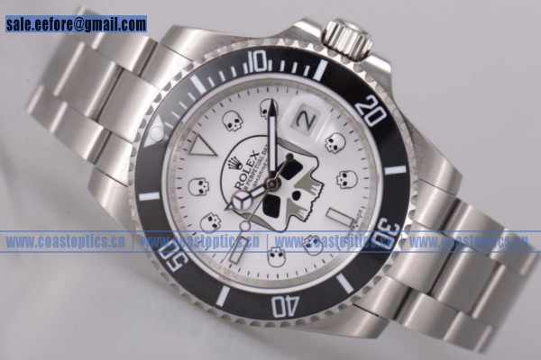 Rolex Submariner Watch Replica Steel 116610 White Dial