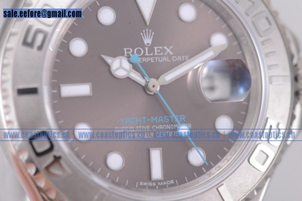 Perfect Replica Rolex Yacht-Master 40 Watch Steel 116622 Grey (BP)