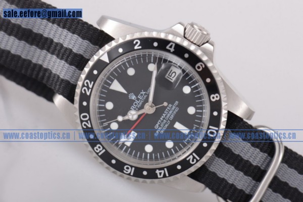 Rolex GMT-Master Watch Replica Steel 116730LN Black Bezel