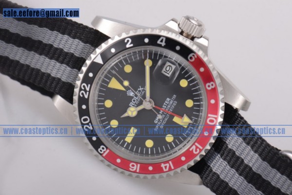Rolex GMT-Master Watch Steel Replica 116730LN03N Black/Red Bezel