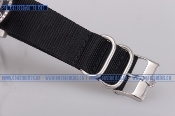 Rolex GMT-Master Watch Steel 11673007N Black Bezel Replica - Click Image to Close
