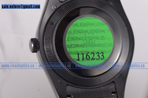 Rolex Milgauss Bamford Best Replica Watch PVD 116400GVDLC - Click Image to Close