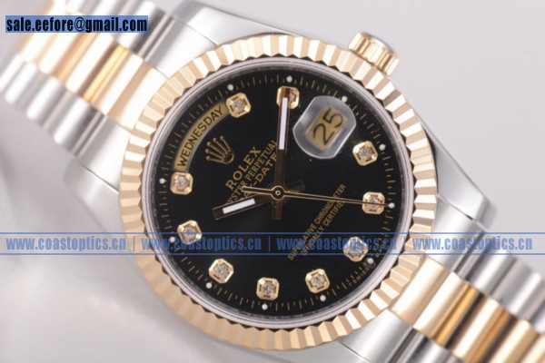 Rolex Day Date 36MM Watch Steel 118100 bkdp Best Replica