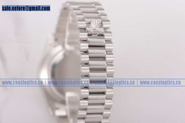 Rolex Day Date II Watch Steel 118239 blsp Perfect Replica (BP) - Click Image to Close