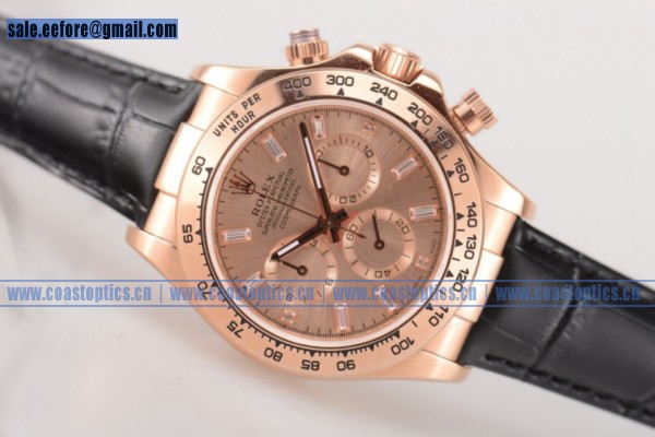 Perfect Replica Rolex Cosmograph Daytona Chrono Watch Rose Gold 116505r (BP)