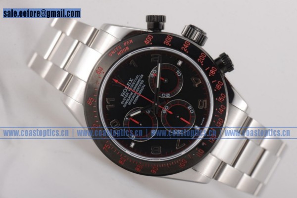 Rolex Daytona Chrono Perfect Replica Watch Steel 116520P (BP)