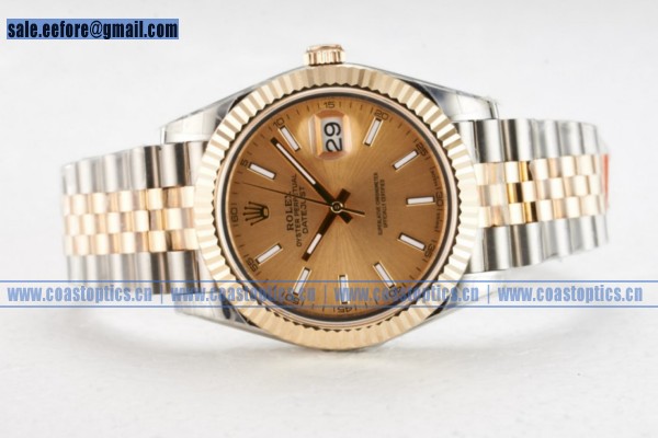 Perfect Replica Rolex Datejust Watch K Gold 116333 jgs (BP)