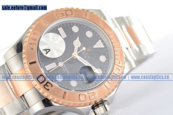1:1 Perfect Replica Rolex Yacht-Master Watch Rose Gold 116621 bk - Click Image to Close