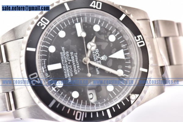 Replica Rolex Submariner Vintage Tiffany & Co Watch Steel 16610