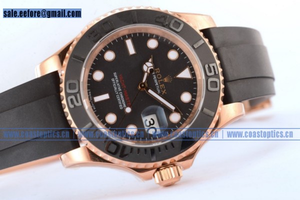 1:1 Perfect Replica Rolex Yachtmaster 40 Watch Rose Gold M116655-0001