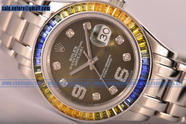 Rolex Datejust Pearlmaster Best Replica Watch Steel 80288 pgad (BP) - Click Image to Close