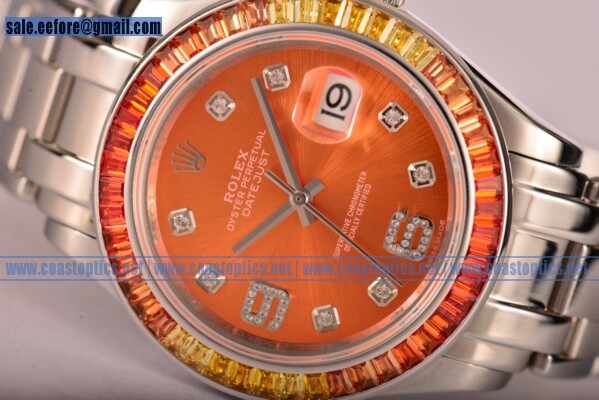 Rolex Datejust Pearlmaster Perfect Replica Watch Steel 80288 pod (BP)