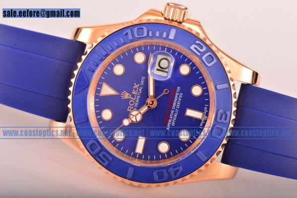 Replica Rolex Yachtmaster 40 Watch Rose Gold 116656 - Click Image to Close