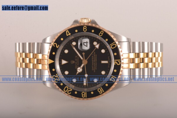 Replica Rolex GMT-Master II Watch Two Tone 18238 - Click Image to Close