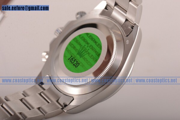 Perfect Replica Rolex Daytona Chrono Watch Steel 116520 w - Click Image to Close