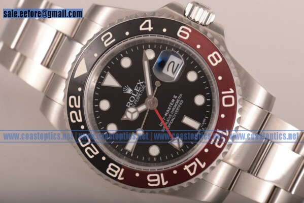 Rolex GMT-Master II Watch Steel 116714BR Replica