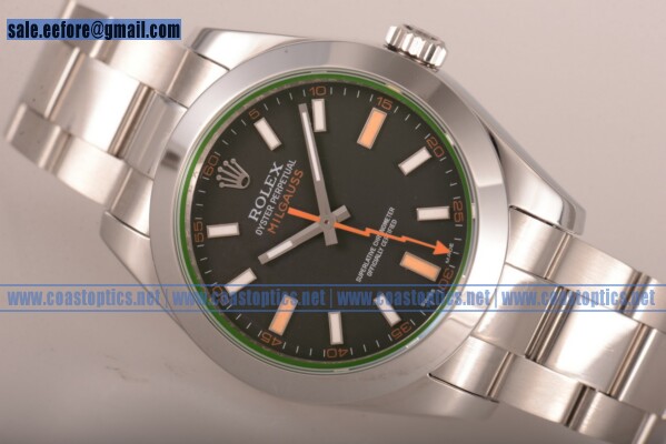 Rolex Milgauss Watch Steel 116233 bk Replica (BP)