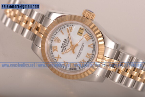 Rolex Datejust Replica Watch Two Tone 179173 wrj