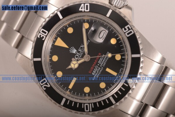 Rolex Best Replica Submariner Vintage Watch Steel 1665