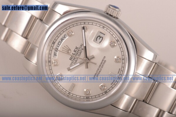 Rolex Day Date Replica Watch Steel 118209 sdo