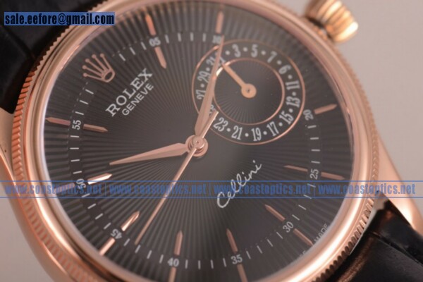 Replica Rolex Cellini Date Watch Rose Gold 50515