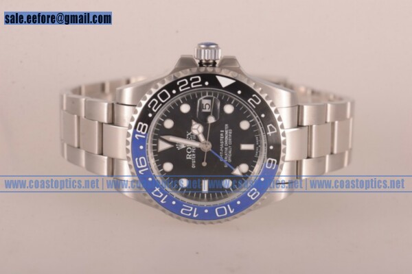 Replica Rolex GMT-Master II Watch Steel 116710BLNR - Click Image to Close