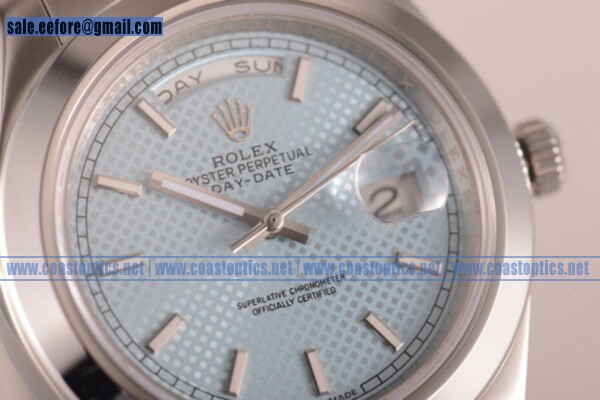 Replica Rolex Day-Date II Watch Steel 118239 blso