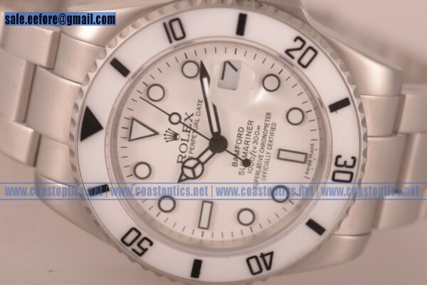Replica Rolex Submariner Bamford Edition Watch Steel 116620 Wht
