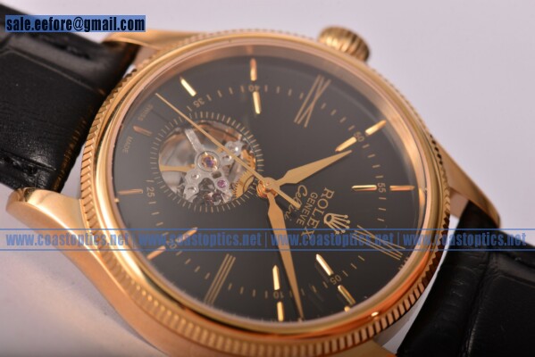 Rolex Cellini Watch Best Replica Rose Gold 55045