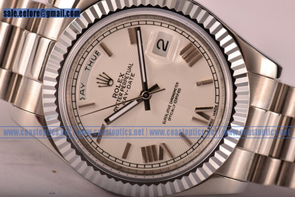 Replica Rolex Day-Date Watch Steel 118239 whtrp