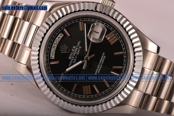 Replica Rolex Day-Date Watch Steel 118239 blkrp