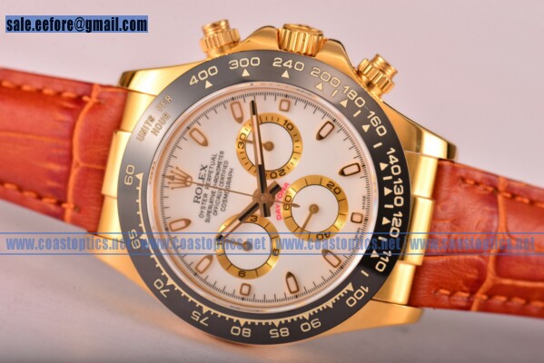Perfect Replica Rolex Daytona Chrono Watch Yellow Gold 116515 LNws (BP)