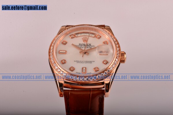 Replica Rolex Day-Date Watch Rose Gold 118235/39 wddl (BP) - Click Image to Close