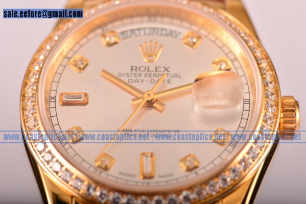 Replica Rolex Day-Date Watch Yellow Gold 118238/39 sddl (BP) - Click Image to Close