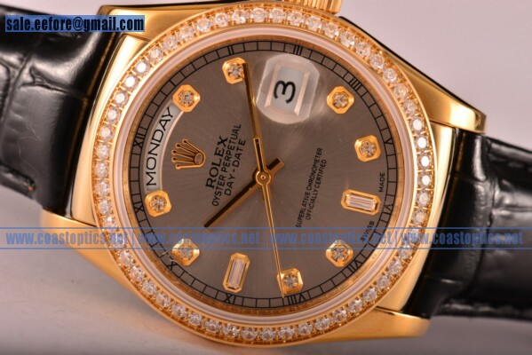Replica Rolex Day-Date Watch Yellow Gold 118238/39 grddl (BP)