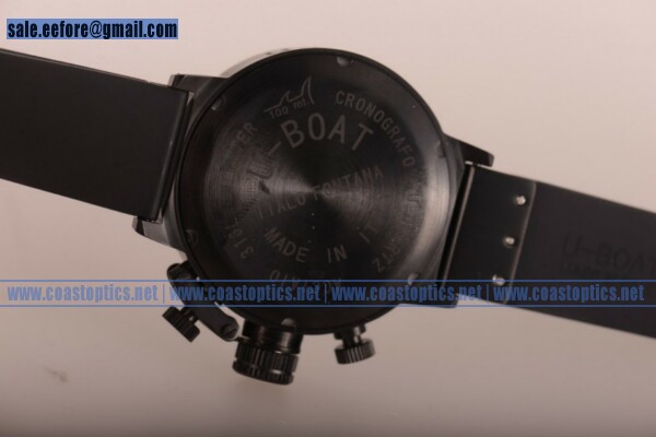 Replica U-Boat Classico 45 Chrono Watch PVD Case 7450 - Click Image to Close