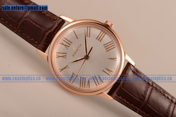 Perfect Replica Zenith Vintage Watch Rose Gold 4734923 (AAAF)