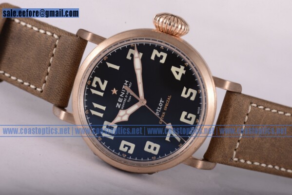 Perfect Replica Zenith Pilot Type 20 Extra Special Watch Rose Gold 03.2430.3000/21.c738 (KW)