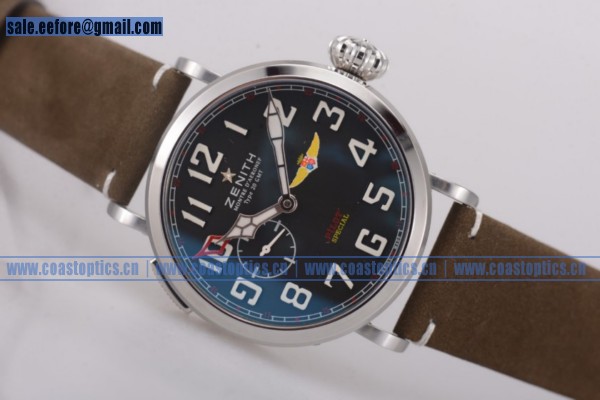 Best Replica Zenith Pilot Type 20 GMT Watch Steel 03.2430.693/21.C730