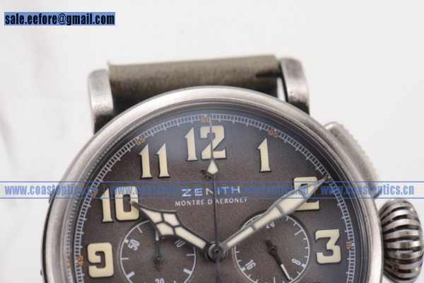 Zenith Heritage Pilot Ton-up Best Replica Chrono Watch Steel 11.2430.4069/21.C773 - Click Image to Close