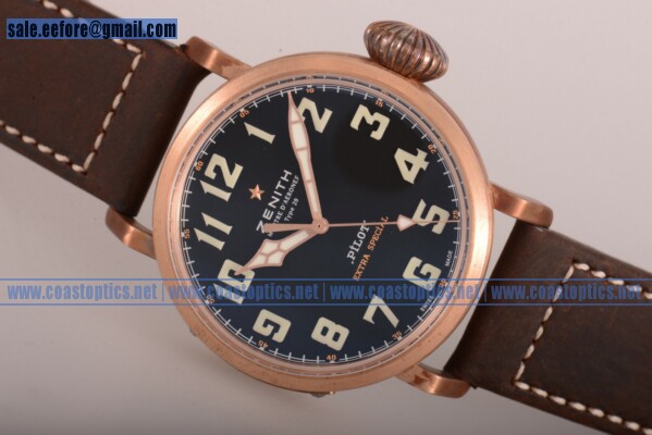 Best Replica Zenith Pilot Type 20 Extra Special Watch Rose Gold 03.2430.3000/21.c738